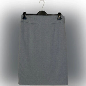 Premise studio women’s skirt 10 medium pencil grey stretch knee business casual